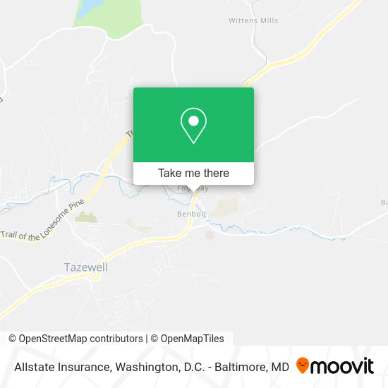 Allstate Insurance map