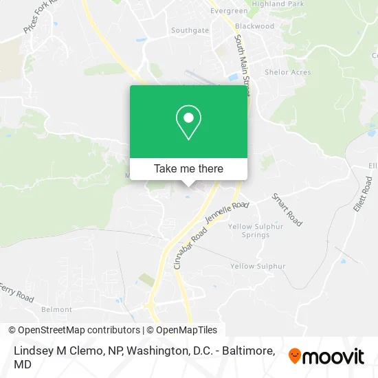 Lindsey M Clemo, NP map