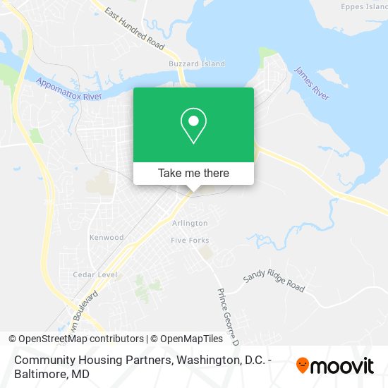 Mapa de Community Housing Partners