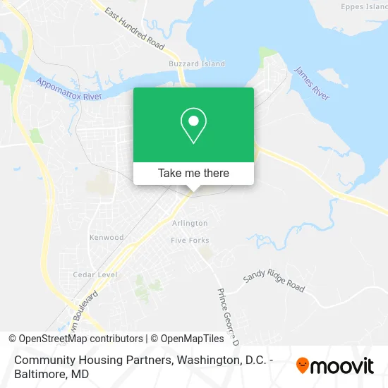 Community Housing Partners map