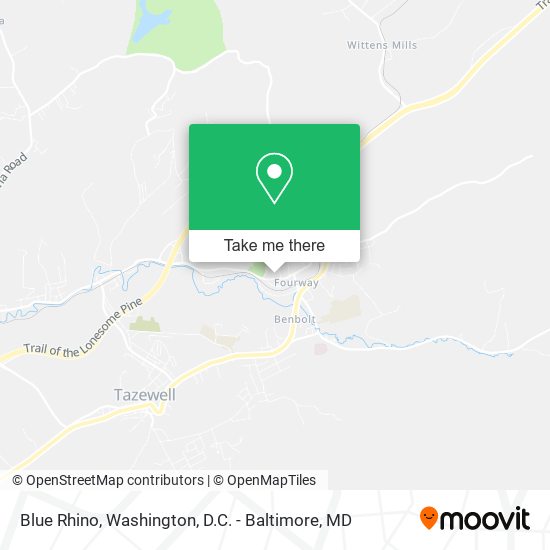 Blue Rhino map