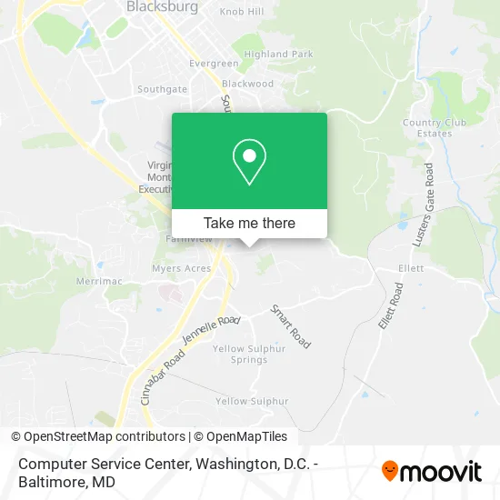 Computer Service Center map