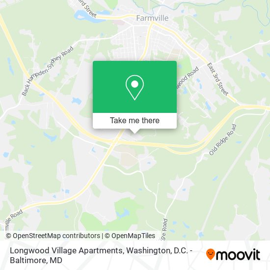 Mapa de Longwood Village Apartments