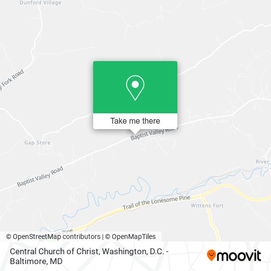 Central Church of Christ map