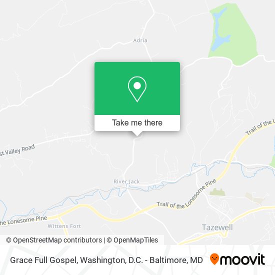 Grace Full Gospel map