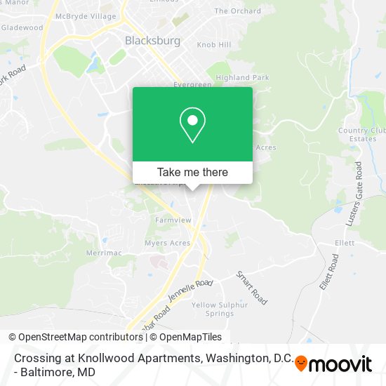 Crossing at Knollwood Apartments map