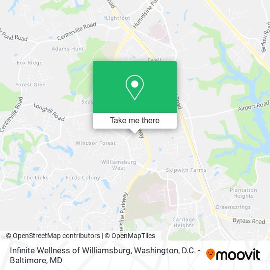 Infinite Wellness of Williamsburg map