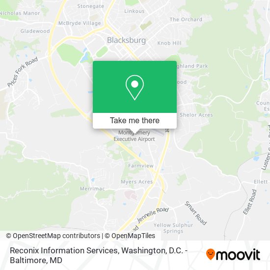 Reconix Information Services map