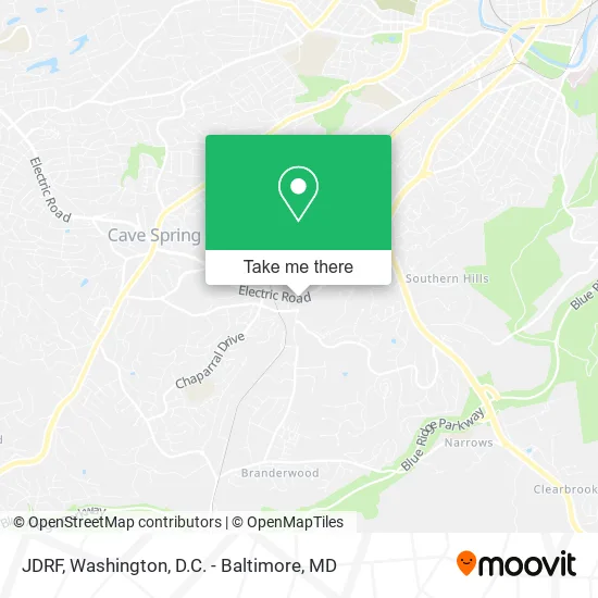 JDRF map