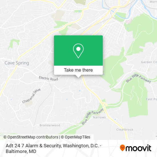 Adt 24 7 Alarm & Security map