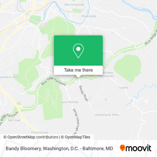 Bandy Bloomery map