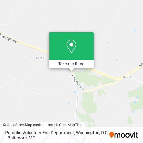 Pamplin Volunteer Fire Department map