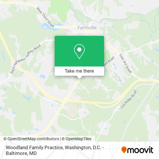 Woodland Family Practice map