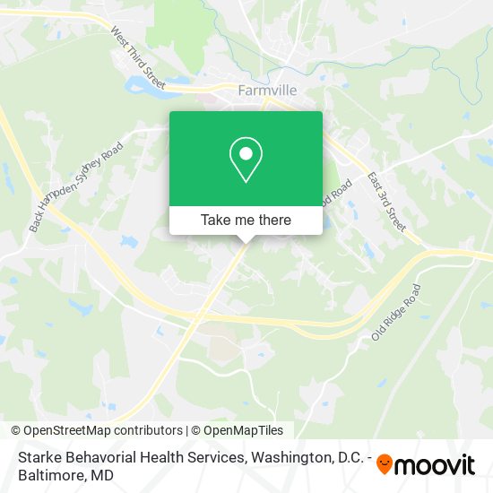 Mapa de Starke Behavorial Health Services