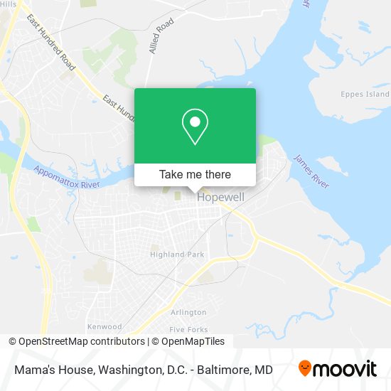 Mama's House map