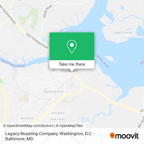 Legacy Roasting Company map