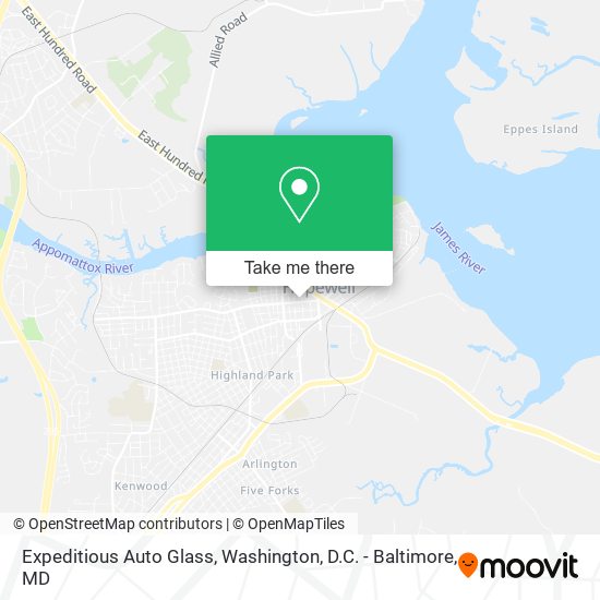 Expeditious Auto Glass map