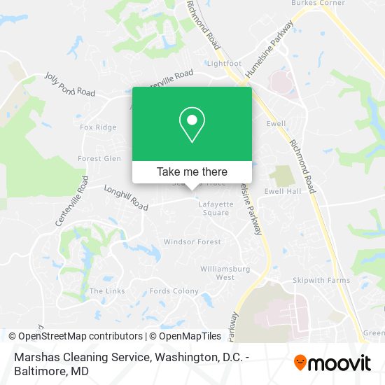 Marshas Cleaning Service map