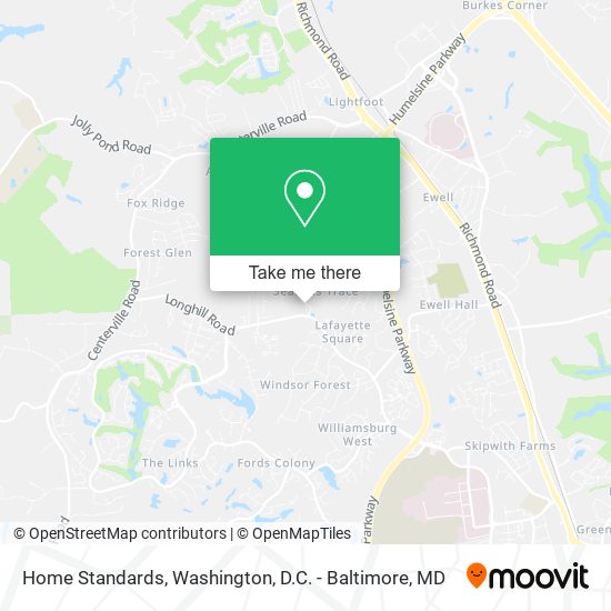 Mapa de Home Standards