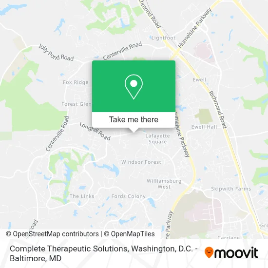 Complete Therapeutic Solutions map