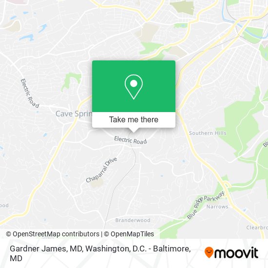 Mapa de Gardner James, MD