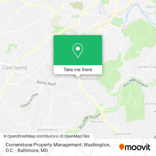 Cornerstone Property Management map