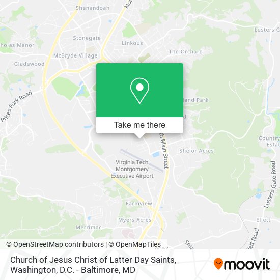 Church of Jesus Christ of Latter Day Saints map