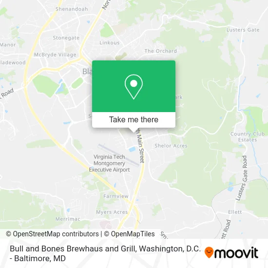 Bull and Bones Brewhaus and Grill map