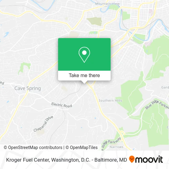Kroger Fuel Center map