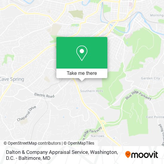 Mapa de Dalton & Company Appraisal Service