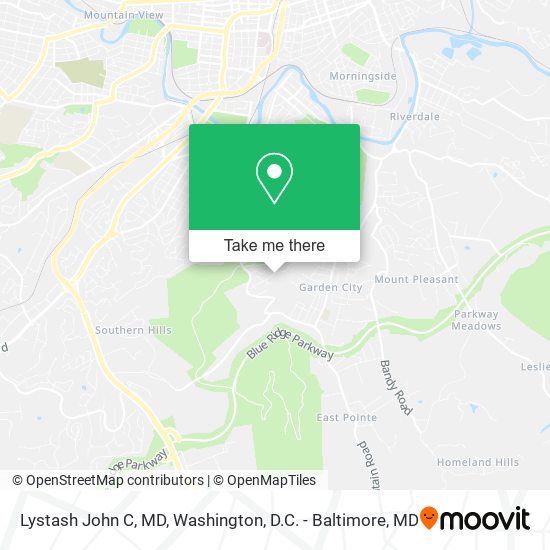 Mapa de Lystash John C, MD