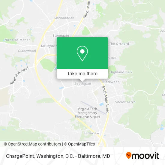 ChargePoint map