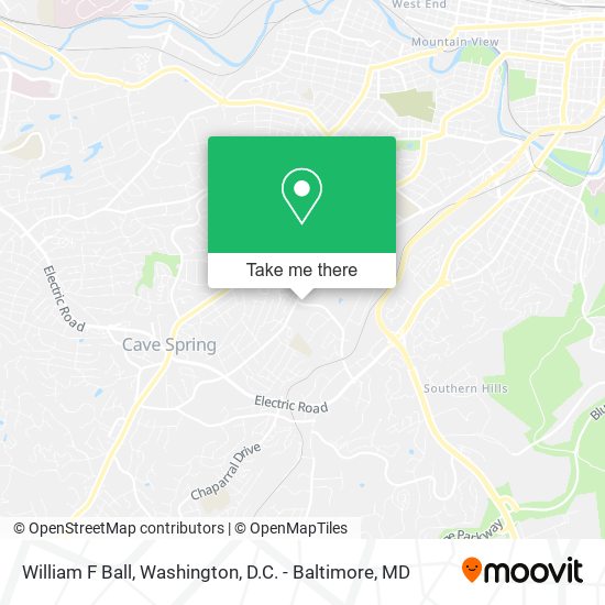 William F Ball map