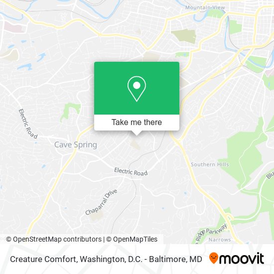 Creature Comfort map