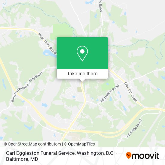 Mapa de Carl Eggleston Funeral Service