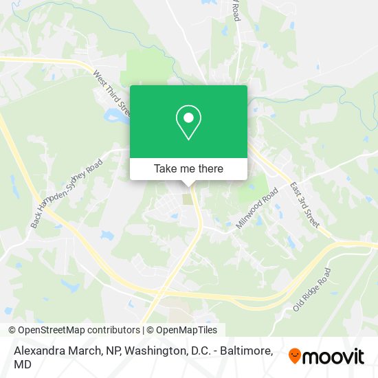 Mapa de Alexandra March, NP