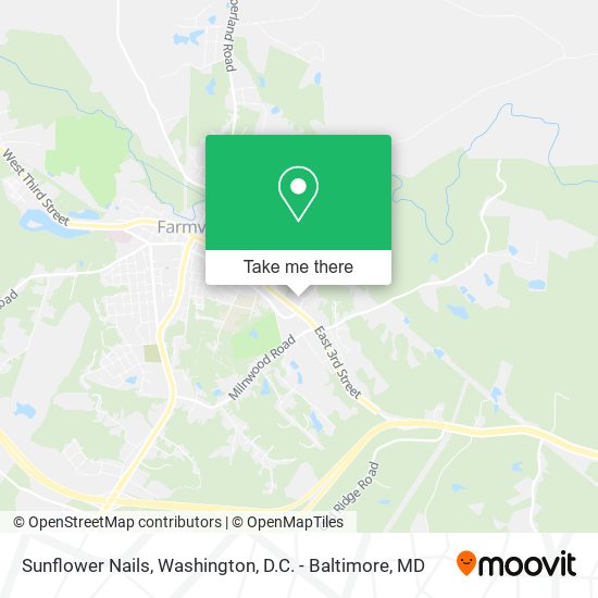Sunflower Nails map