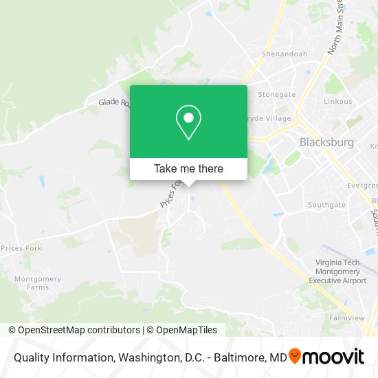 Quality Information map