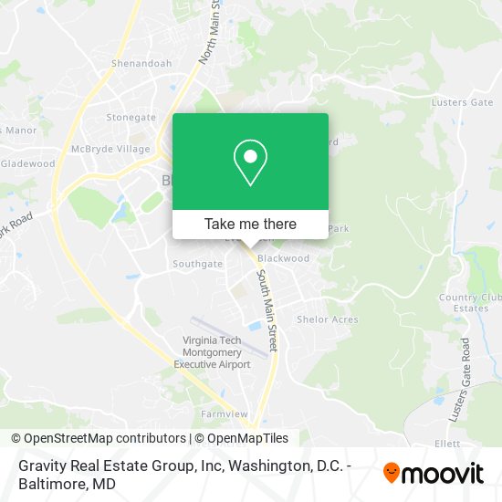 Gravity Real Estate Group, Inc map