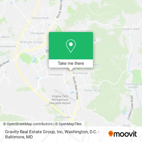 Mapa de Gravity Real Estate Group, Inc