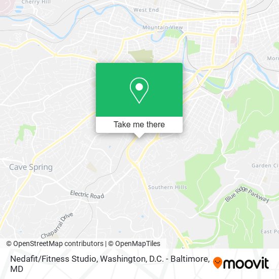 Nedafit/Fitness Studio map