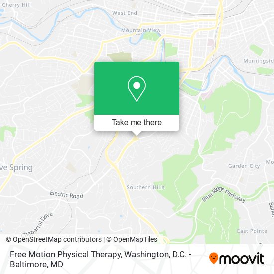 Free Motion Physical Therapy map