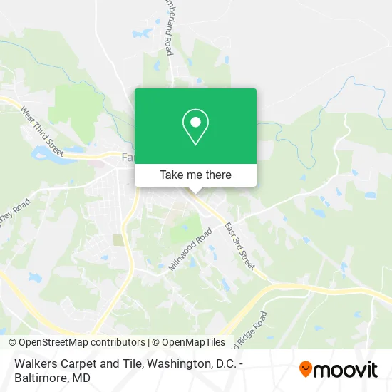 Walkers Carpet and Tile map