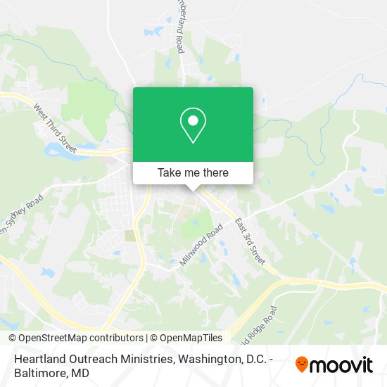 Mapa de Heartland Outreach Ministries