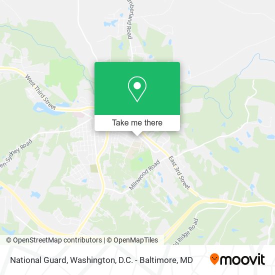 National Guard map