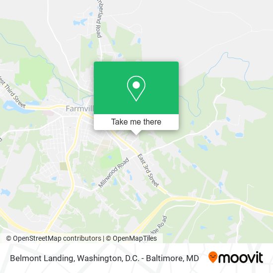 Belmont Landing map