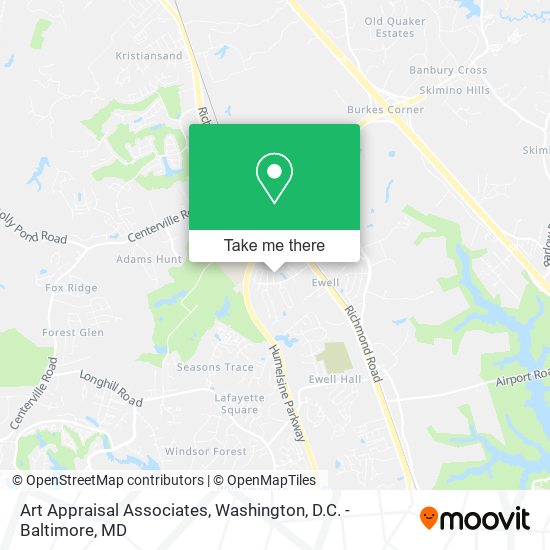 Art Appraisal Associates map
