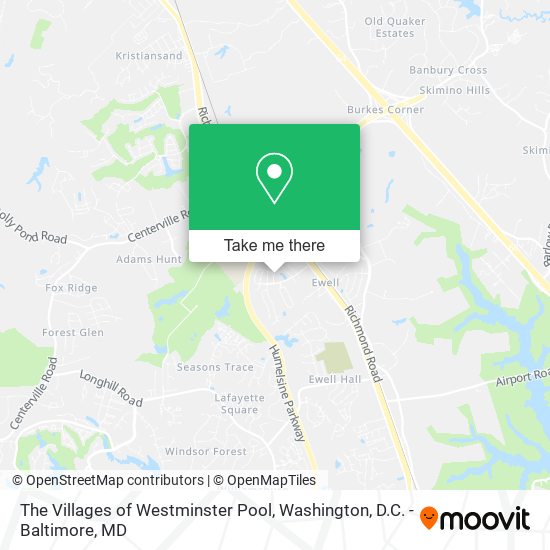 Mapa de The Villages of Westminster Pool
