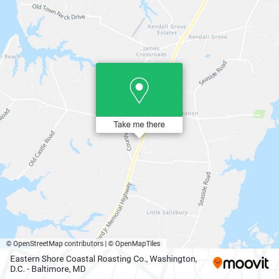 Eastern Shore Coastal Roasting Co. map