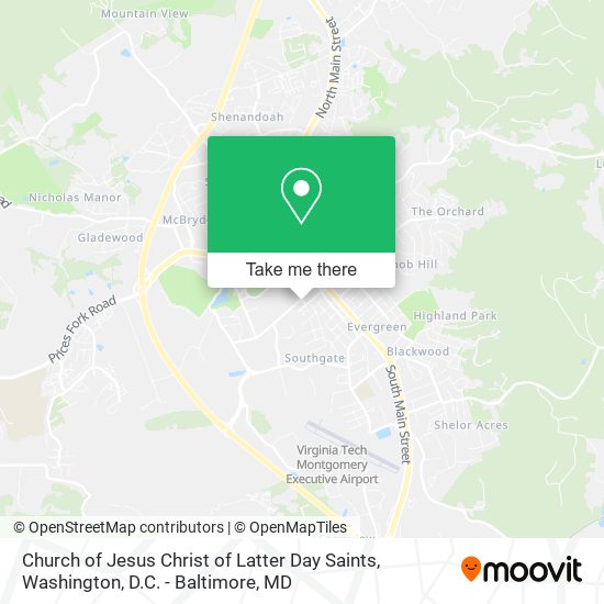 Church of Jesus Christ of Latter Day Saints map